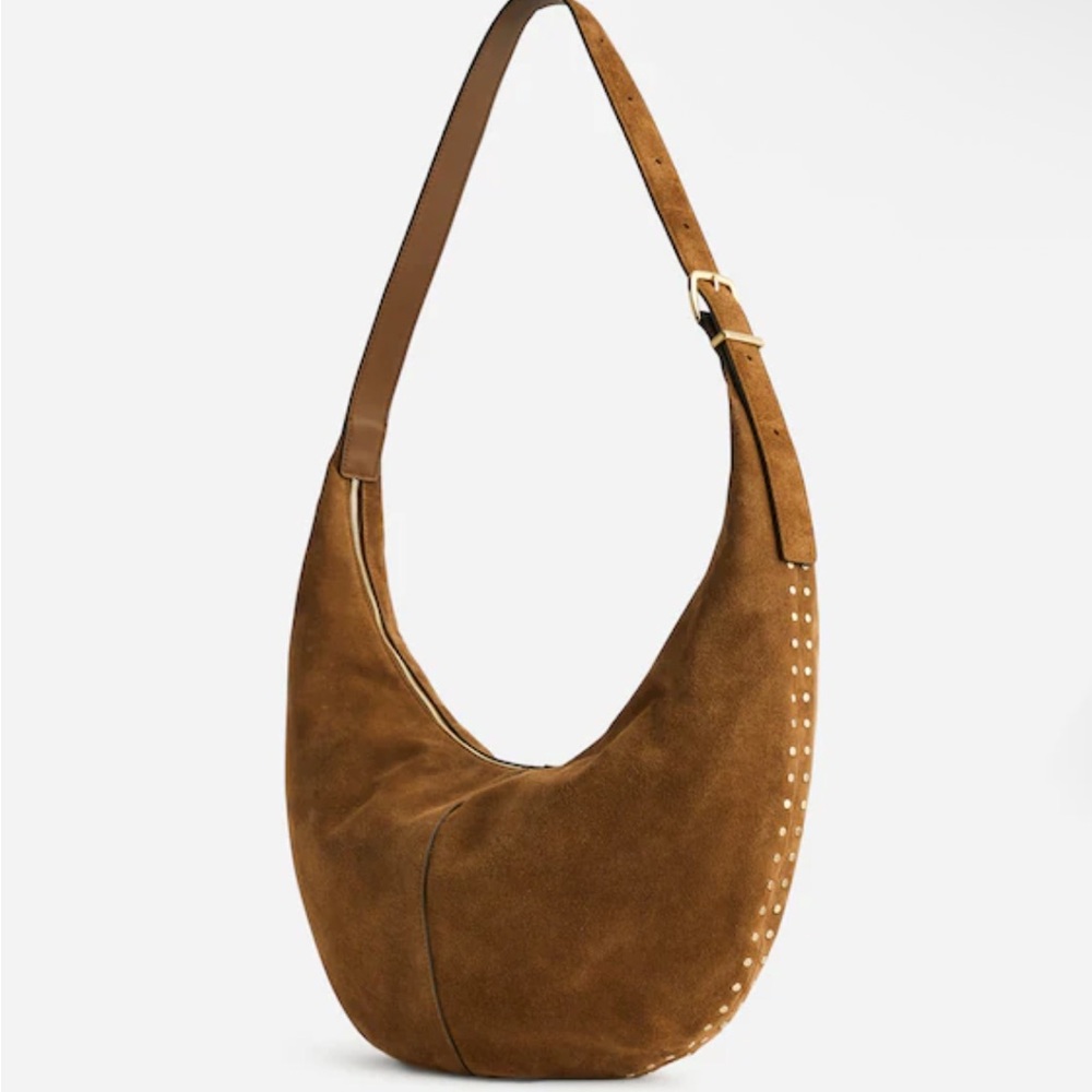 The Essential Curve Shoulder Bag in Aged Cognac